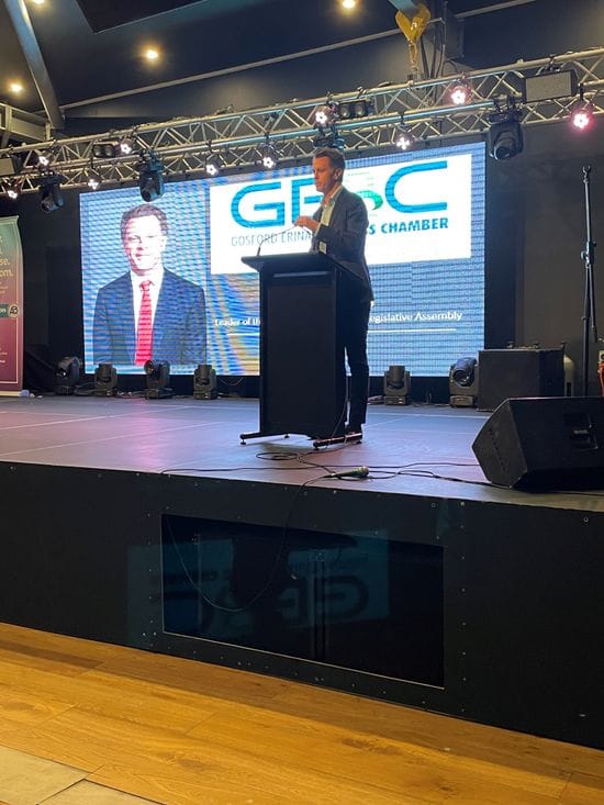 Opposition Leader addresses Gosford Erina Business Chamber